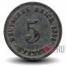 5 пфеннигов 1899 года - Германская Империя - Вильгельм II - A