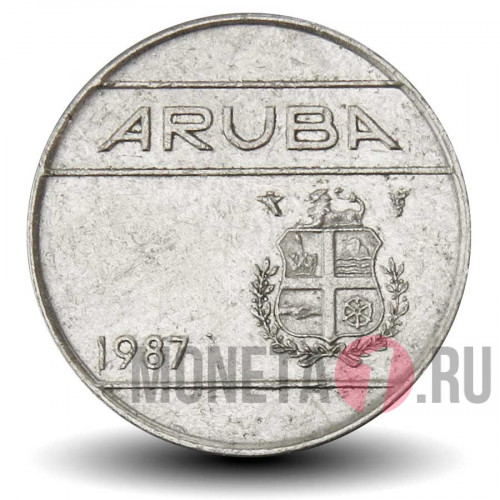 10 центов 1987 года - Аруба