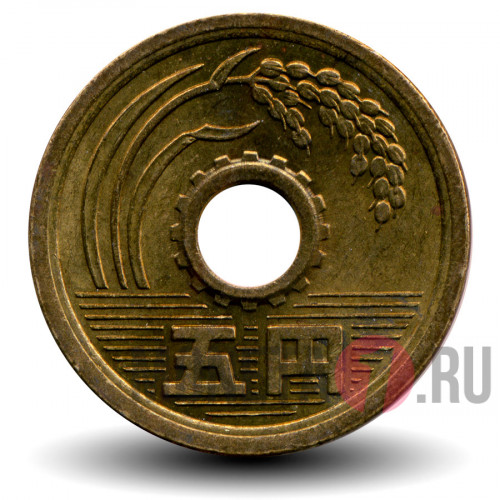 5 йен 1975 года - Япония - Showa