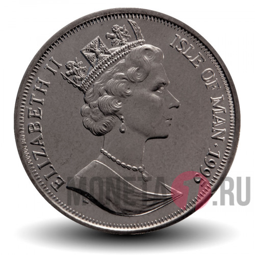 1 крона 1995 года - Турецкая кошка - Остров Мэн