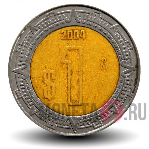 1 песо 2004 года - Мексика