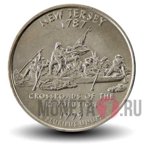 Quarter США 1999 год - Нью-Джерси - D