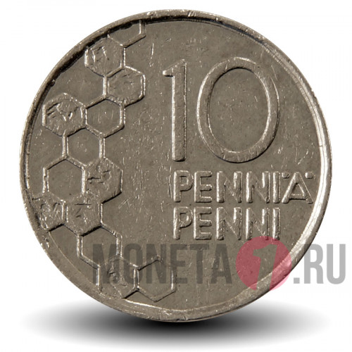 10 пенни 1997 года - Финляндия - Ландыш