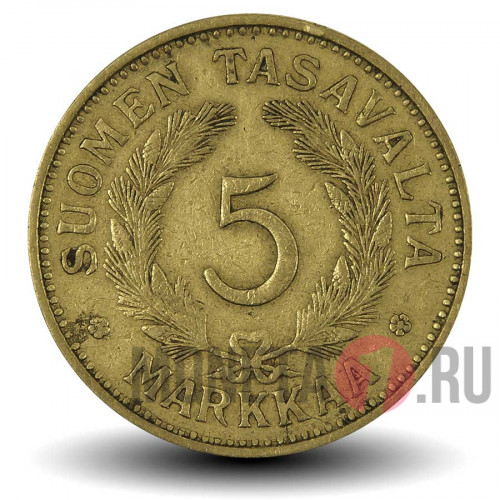5 марок 1938 года - Финляндия