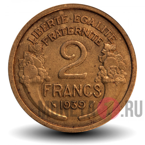 2 франка 1939 года - Франция