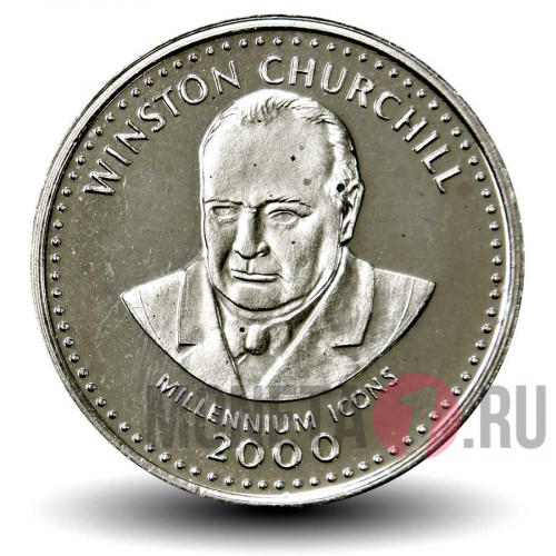 25 шиллингов 2000 года - Уинстон Черчилль - Сомали