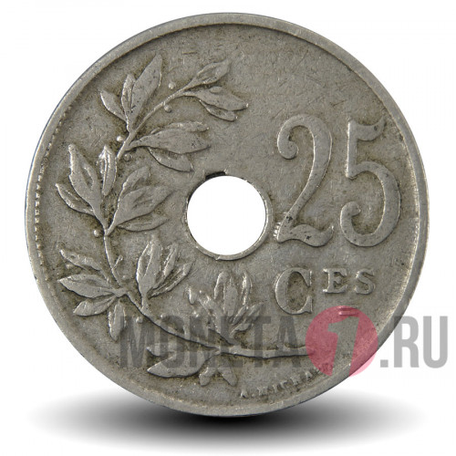 25 сантимов 1920 года - Бельгия - BELGIQUE