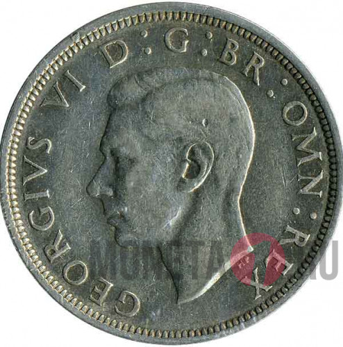 Half crown - 1937 год - Georgivs VI "1/2 crown"