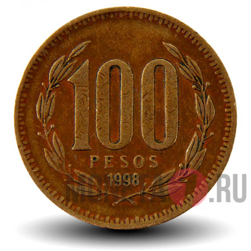 100 песо 1998 года - Чили