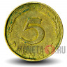 5 пфеннигов 1974 года - ФРГ - Дуб - J