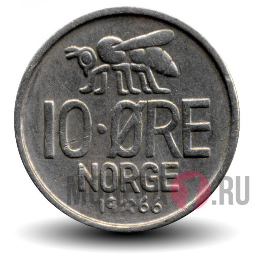 10 эре 1966 года - Норвегия - Пчела