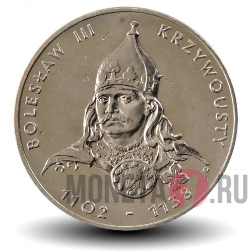 50 злотых 1982 года - Болеслав III Кривоустый (1102-1138) - Короли Польши