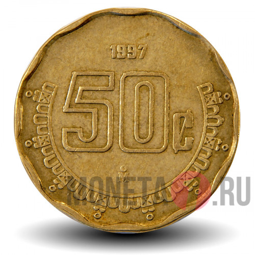 50 сентаво 1997 года - Мексика