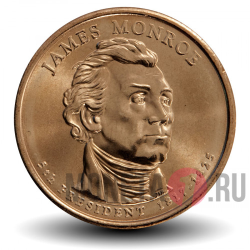 1 Dollar - 5-ый президент США - Джеймс Монро -P
