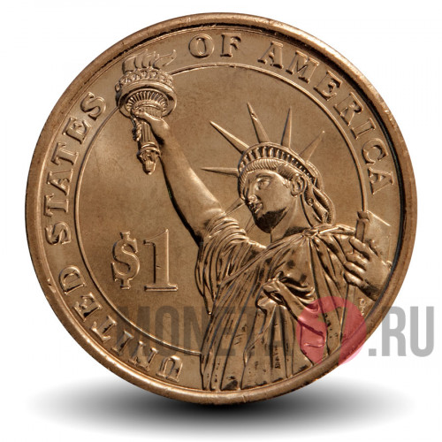 1 Dollar - 5-ый президент США - Джеймс Монро -P