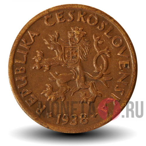 5 геллеров 1938 года - Чехословакия - Карлов мост