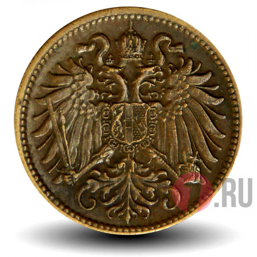 2 геллера 1912 года - Австро-Венгерская империя - Франц Иосиф I