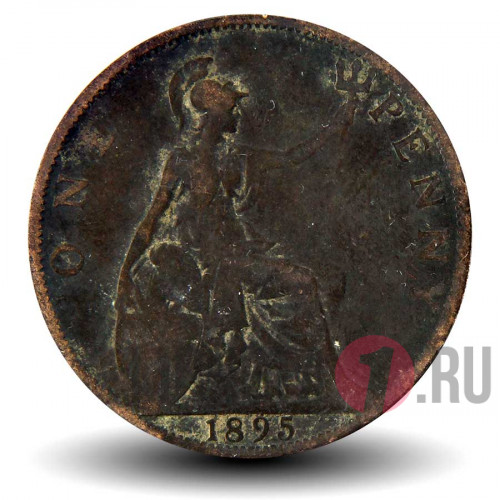 1 пенни 1895 года - Великобритания - Королева Виктория