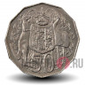 50 центов 1983 года - Австралия - Кенгуру и страус