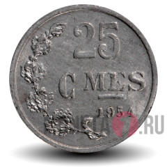 25 сантимов 1954 года - Люксембург