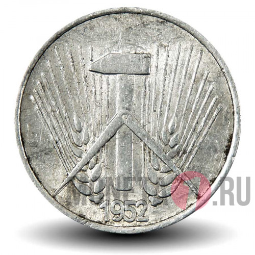 1 пфенниг 1952 года - ГДР - A
