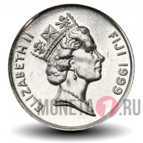 5 центов 1999 года - Фиджи - Фиджийский барабан