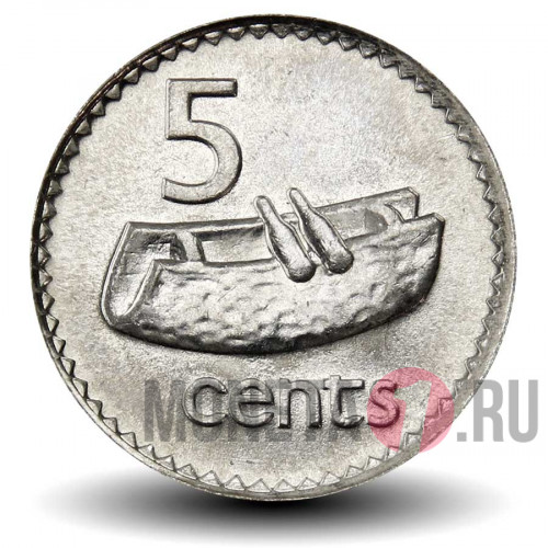 5 центов 1999 года - Фиджи - Фиджийский барабан