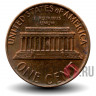 1 цент 1972 года - США - D