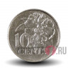 10 центов 2004 года - Тринидад и Тобаго - Гибискус