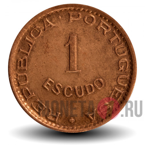 1 эскудо 1974 года - Мозамбик