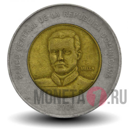 10 песо 2008 года - Доминикана