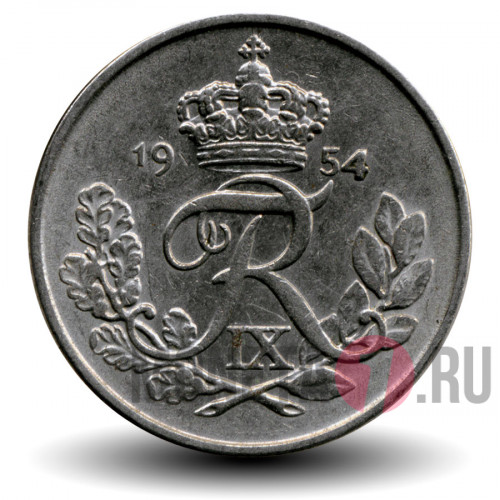 10 ore 1954 года - Фредерик IX - Дания