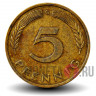 5 пфеннигов 1989 года - ФРГ - G