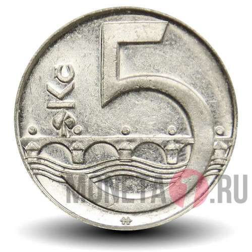 5 крон 2009 года - Чехия - Карлов Мост