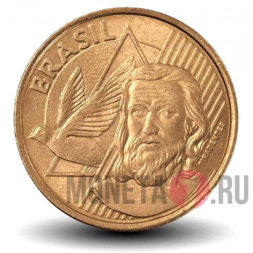 5 сентаво 2009 года - Бразилия - Тирадентис