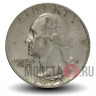 25 центов 1973 года - США - Джордж Вашингтон - D