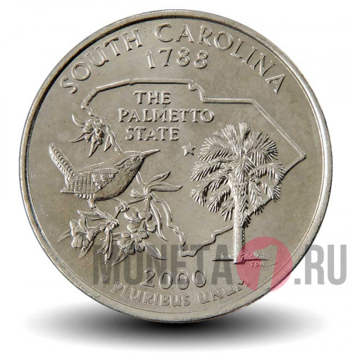 Quarter США 2000 год - Южная Каролина - D