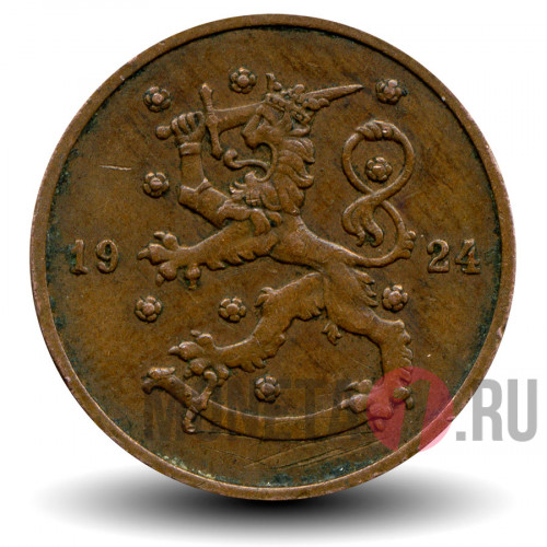 10 пенни 1924 года - Финляндия