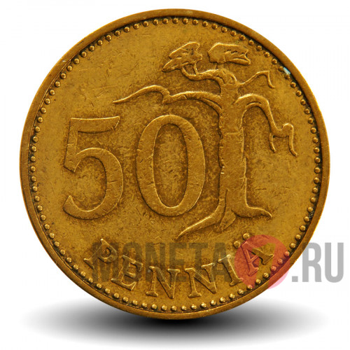 50 пенни 1978 года - Финляндия - K