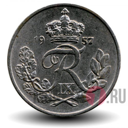 10 ore 1957 года - Фредерик IX - Дания
