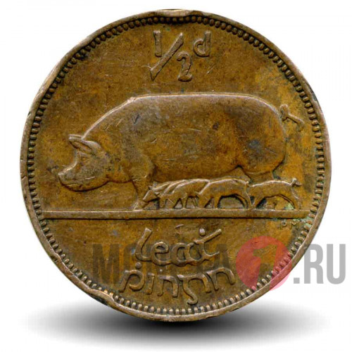 1/2 пенни 1942 год - Ирландия