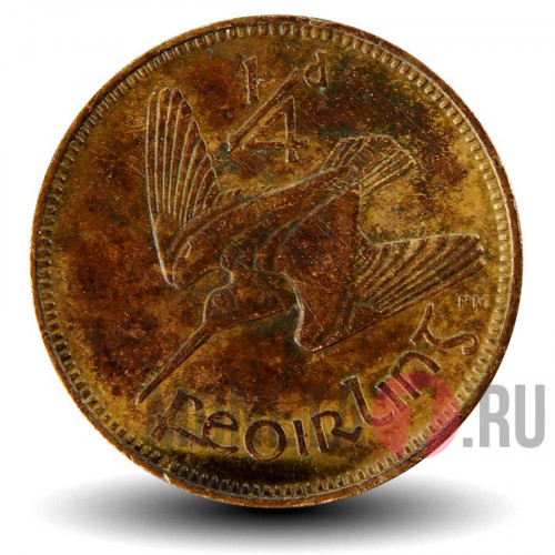 Фартинг 1931 года (1/4 пенни) - Ирландия