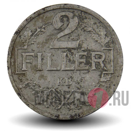 2 филлера 1916 года - Венгрия
