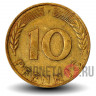 10 пфеннигов 1950 года - ФРГ - F