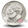 1 дайм 2001 года - США - P