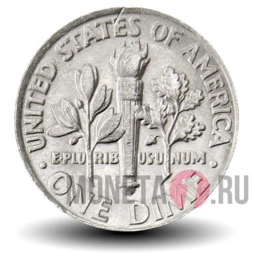 1 дайм 2001 года - США - P