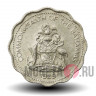 10 центов 1989 года - Бонфиш - Багамы