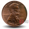 1 цент 2001 года - США - D
