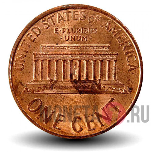 1 цент 2000 года - США - D - В блеске
