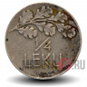 1/4 лека 1927 года - Албания - Лев
